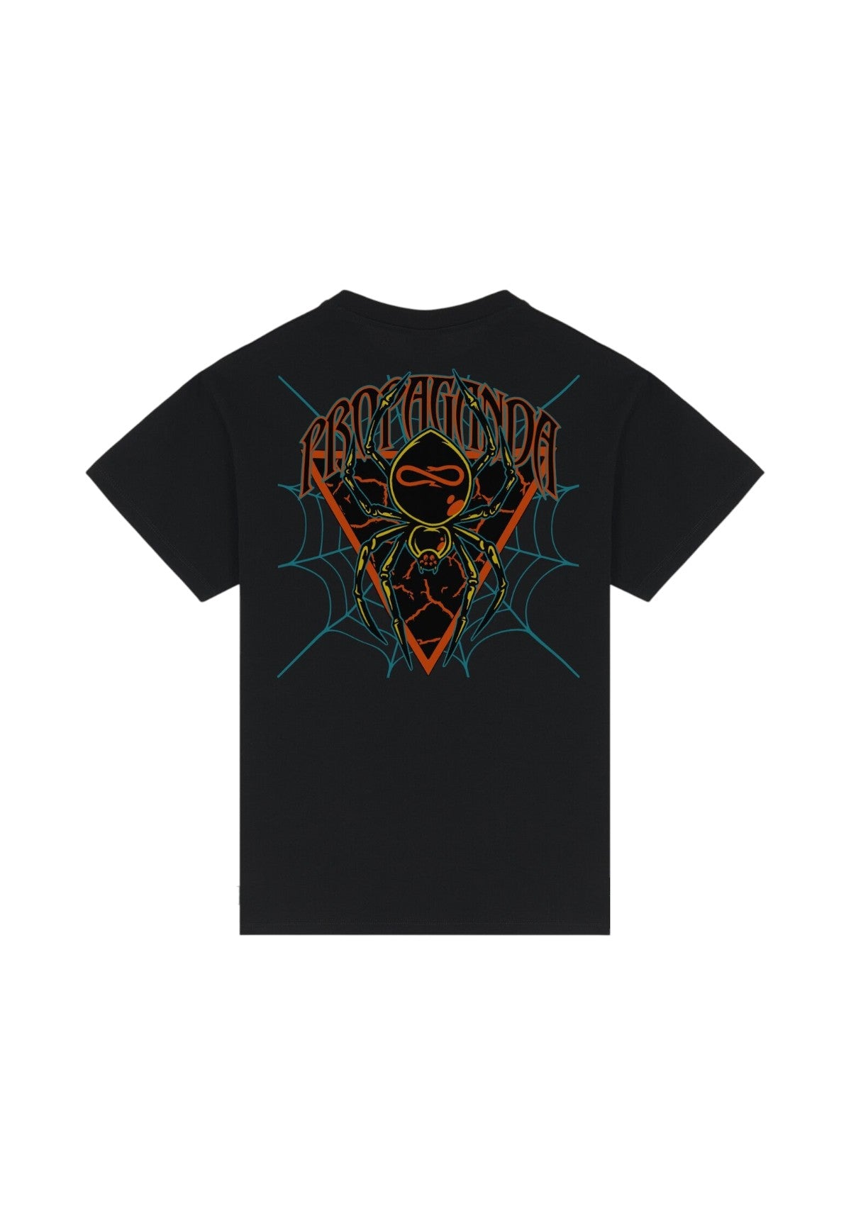 T-shirt a Maniche Corte Triangle Web 25FWPRTS580 Nero