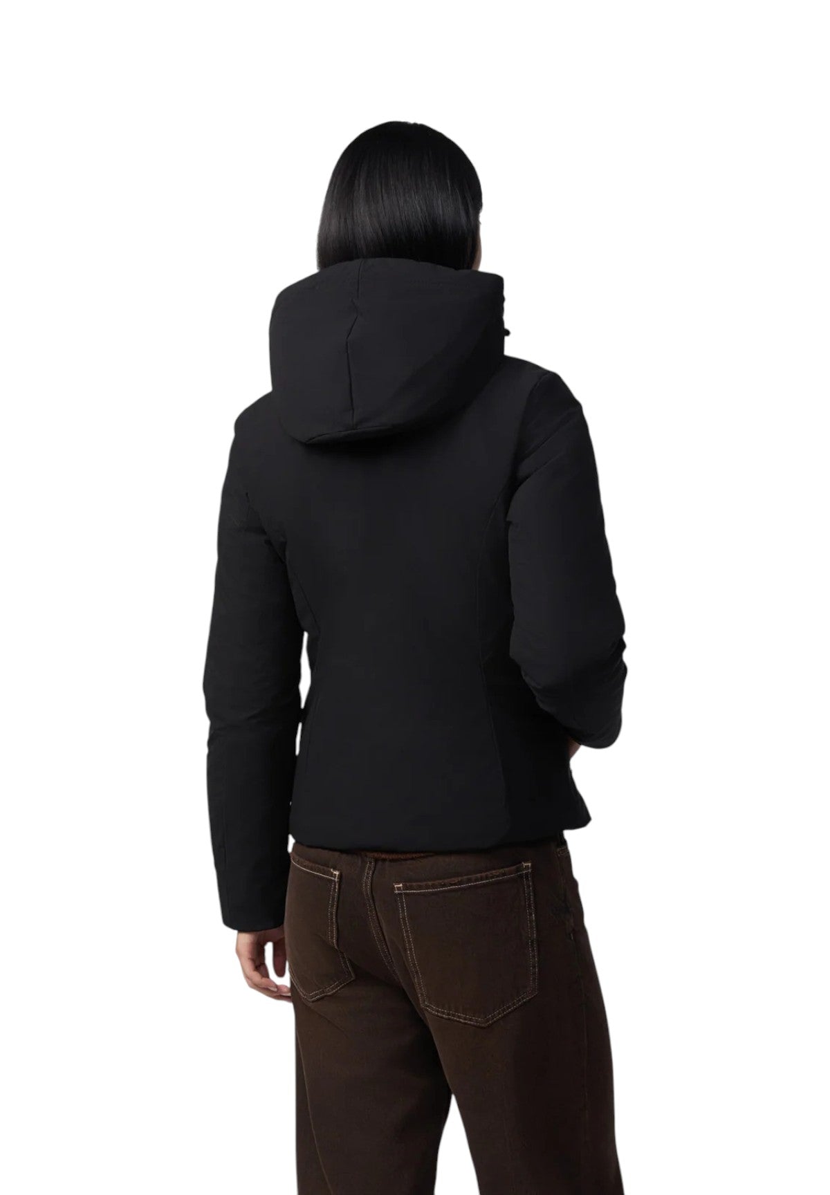 Piumino Pesante LADY TECH/1 FUR JACKET Black