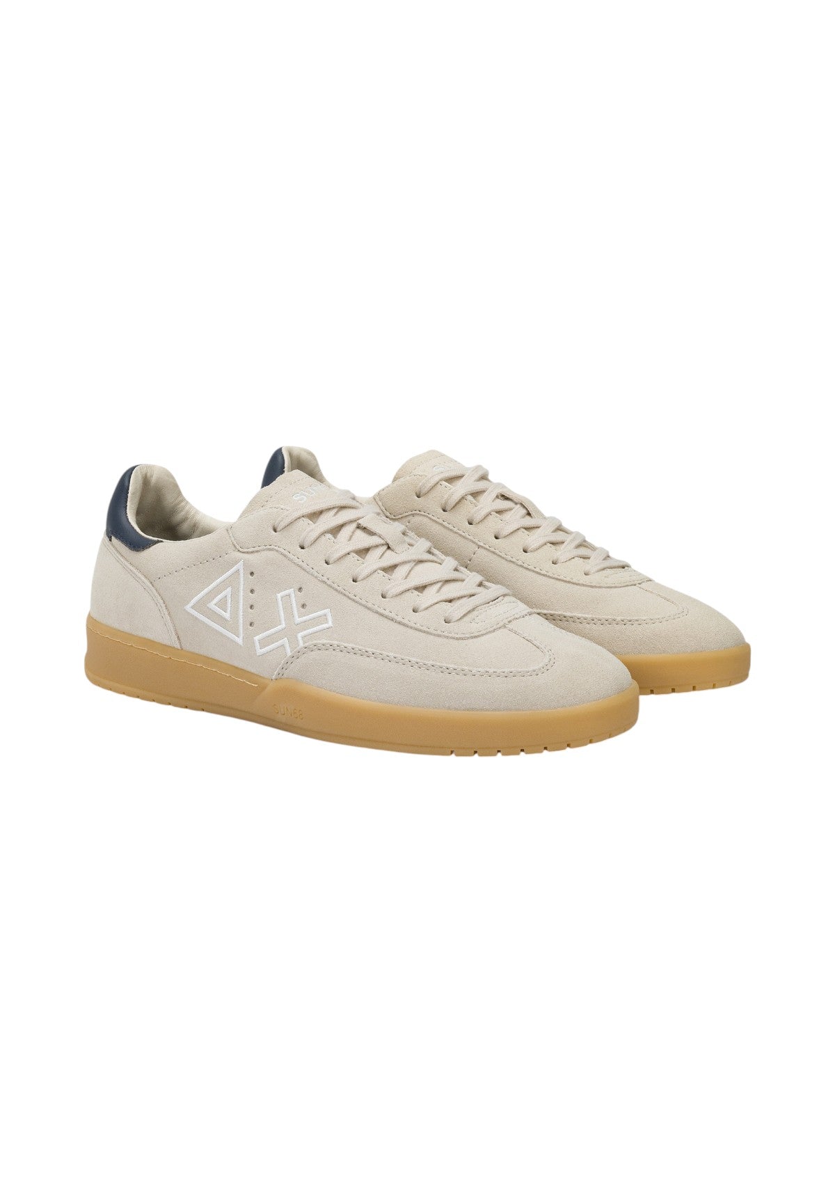Sneakers California Sun Suede Z45140 Bianco Panna