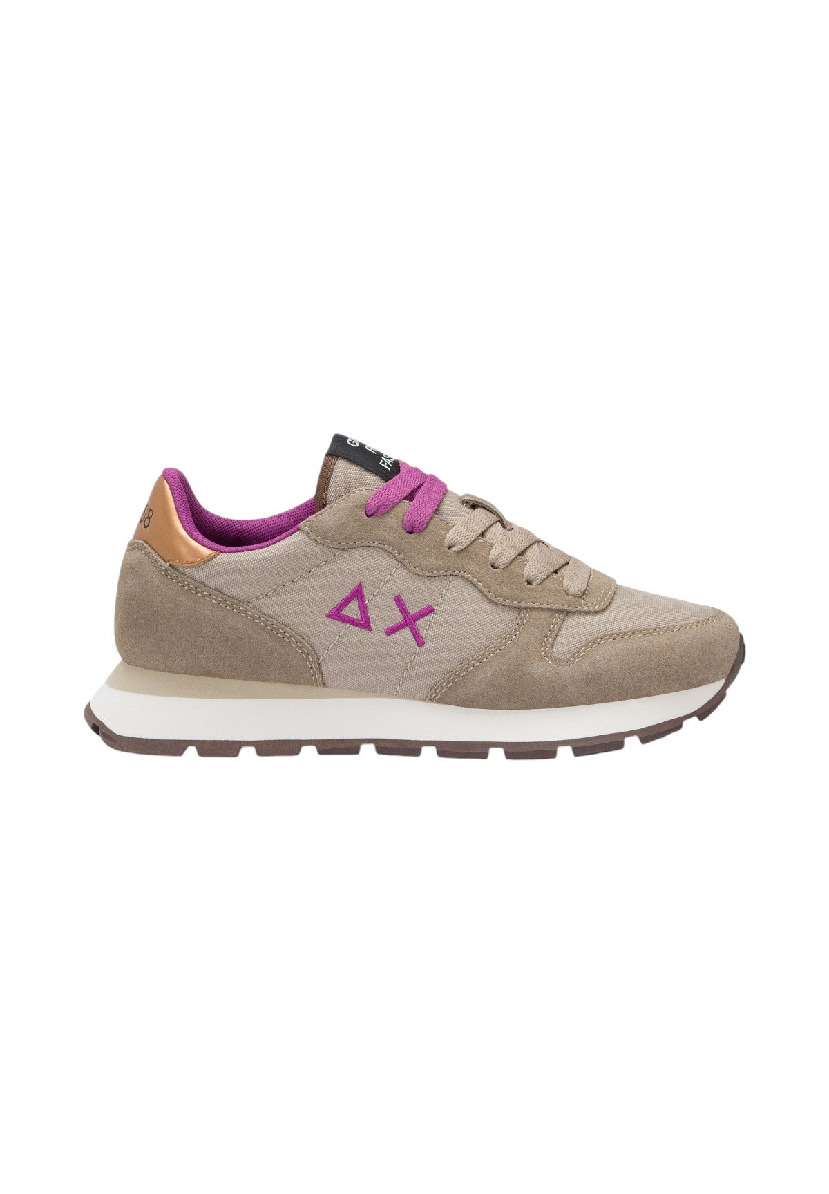 Sneakers Ally Solid Z45201 Beige Scuro