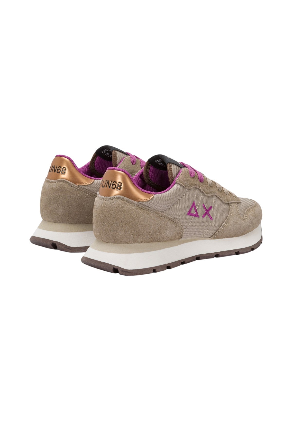 Sneakers Ally Solid Z45201 Beige Scuro