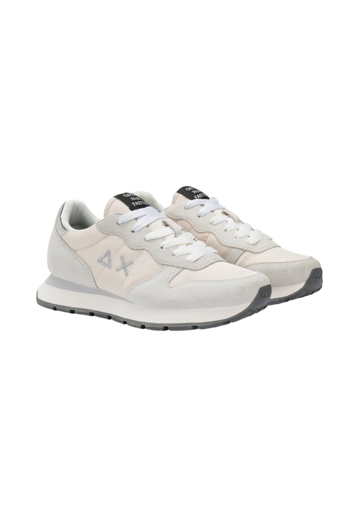 Sneakers Ally Gold Silver Z45202 Bianco Panna