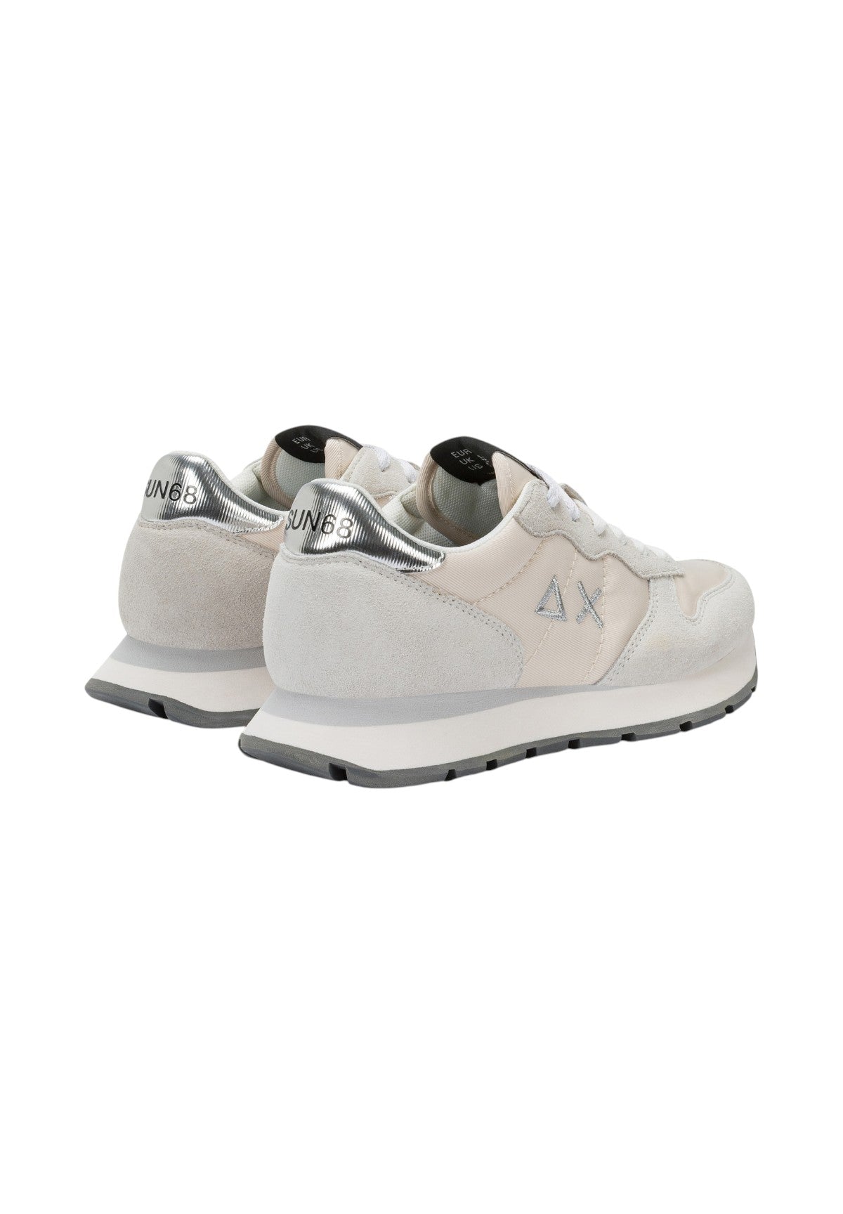 Sneakers Ally Gold Silver Z45202 Bianco Panna