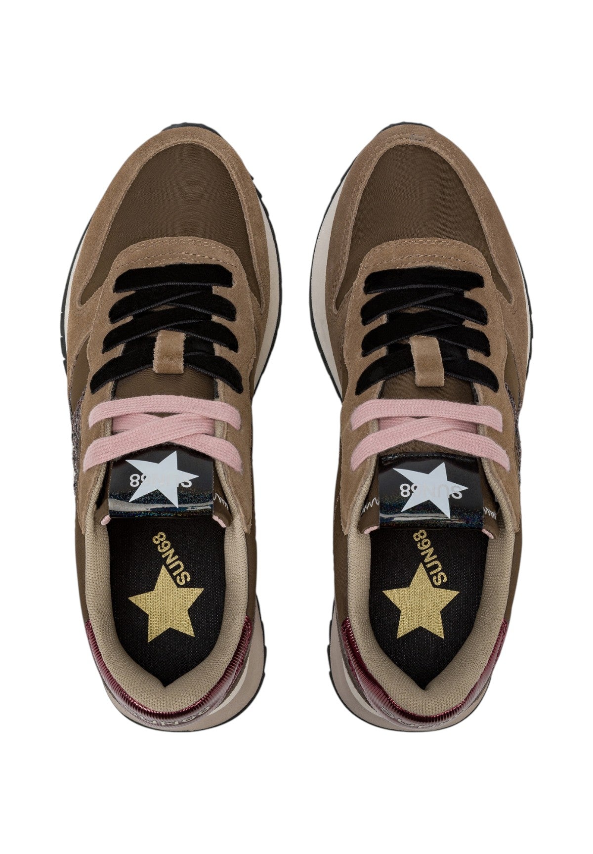 Sneakers Stargirl Glitter Logo Z45217 Marrone