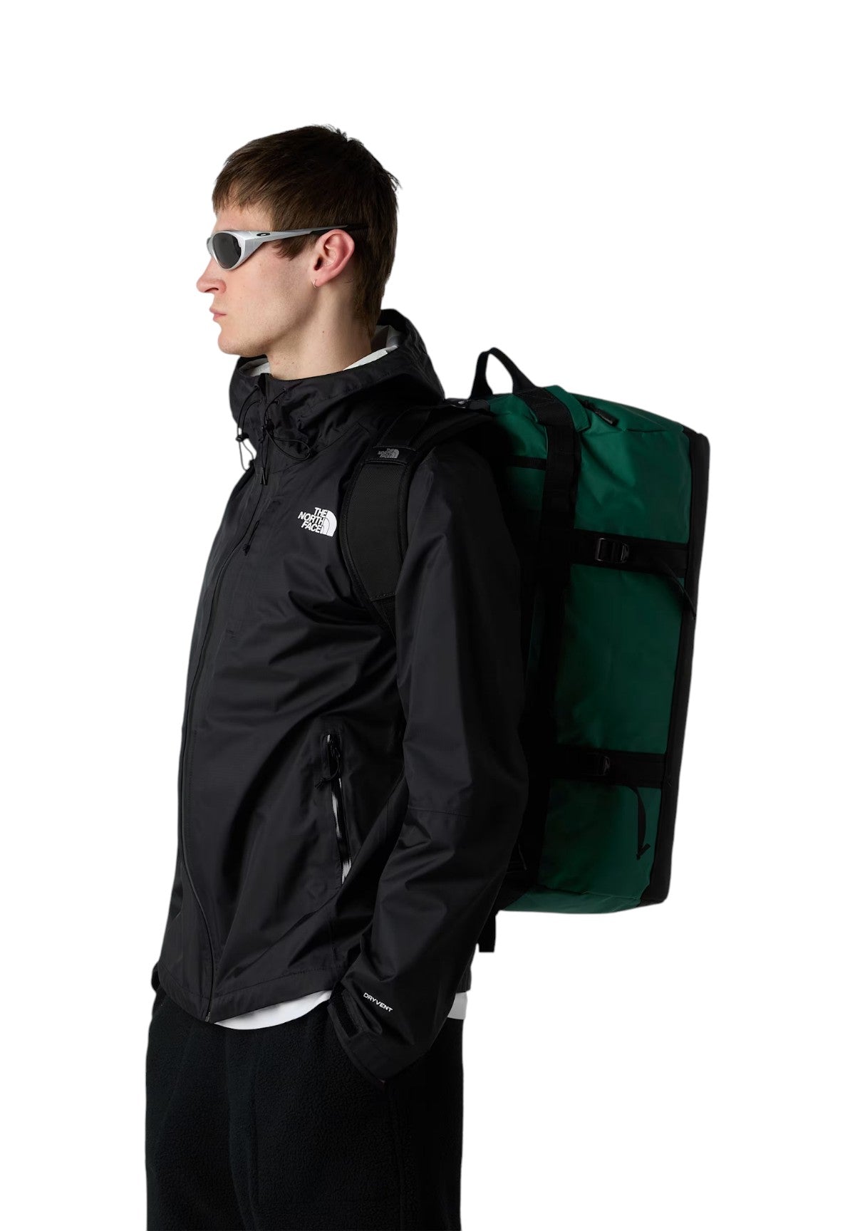 Borsone Base Camp - S NF0A52ST Verde, nero