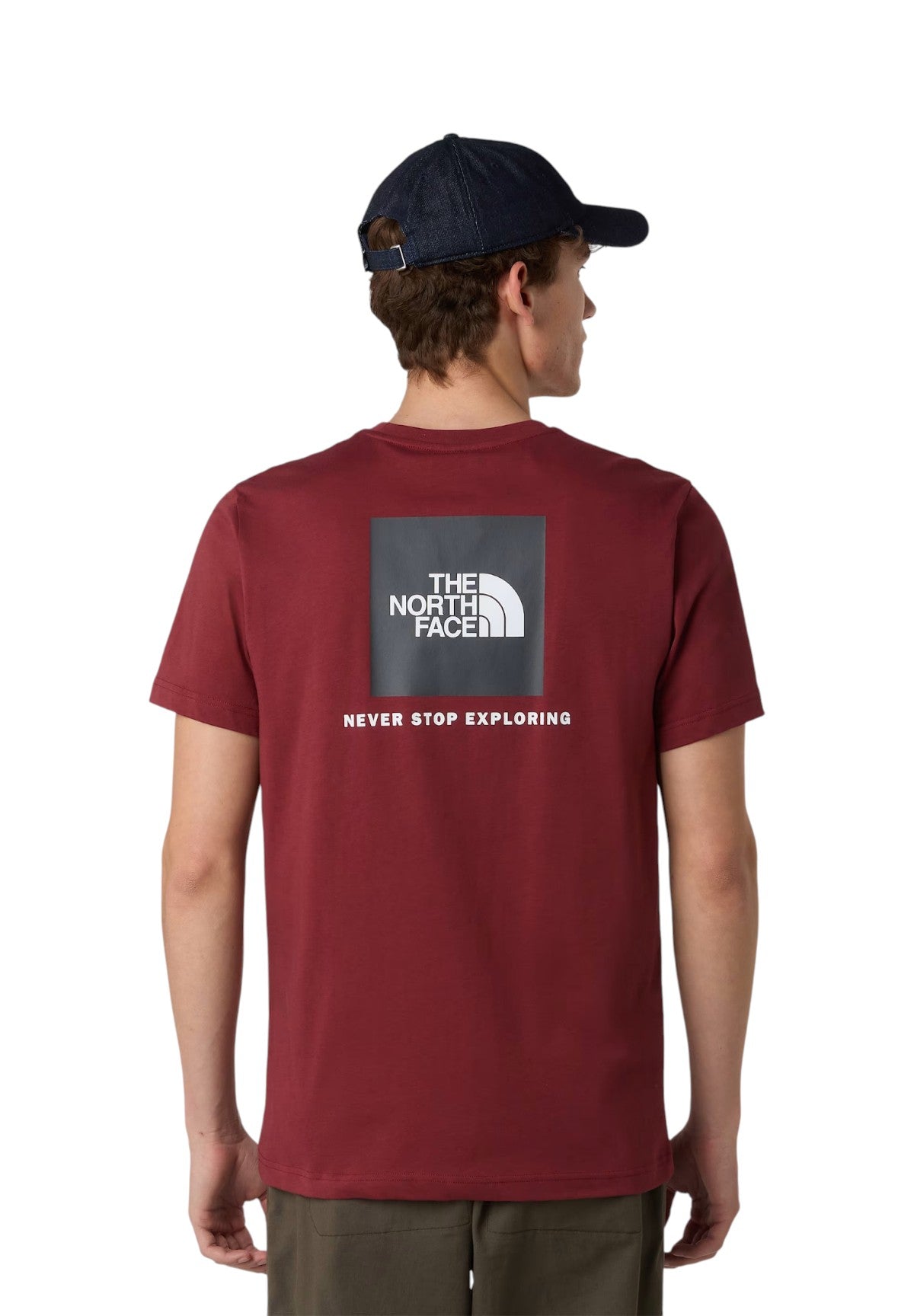 T-shirt a Maniche Corte Box NSE NF0A87NP Bordeaux