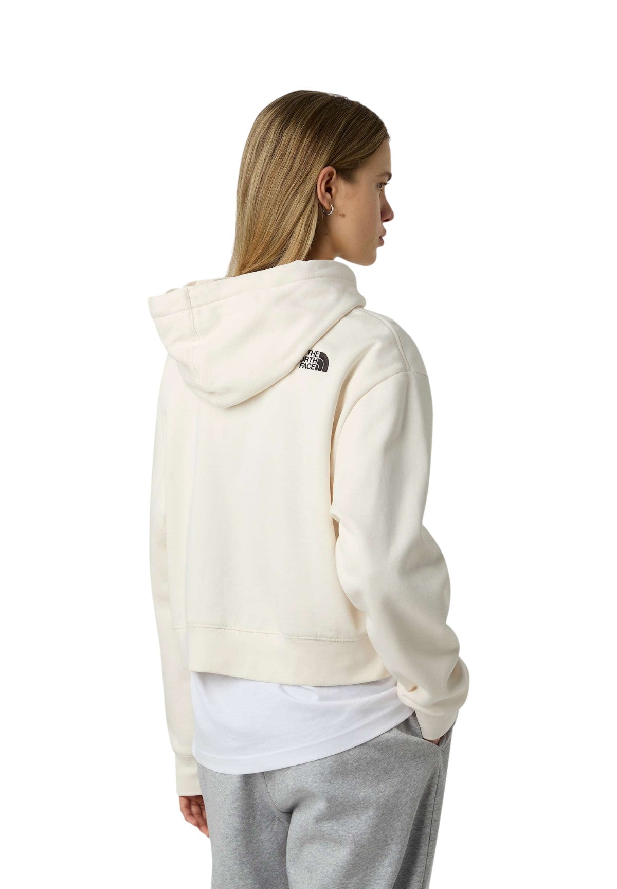 Felpa Pullover con Cappuccio NF0A89EX White