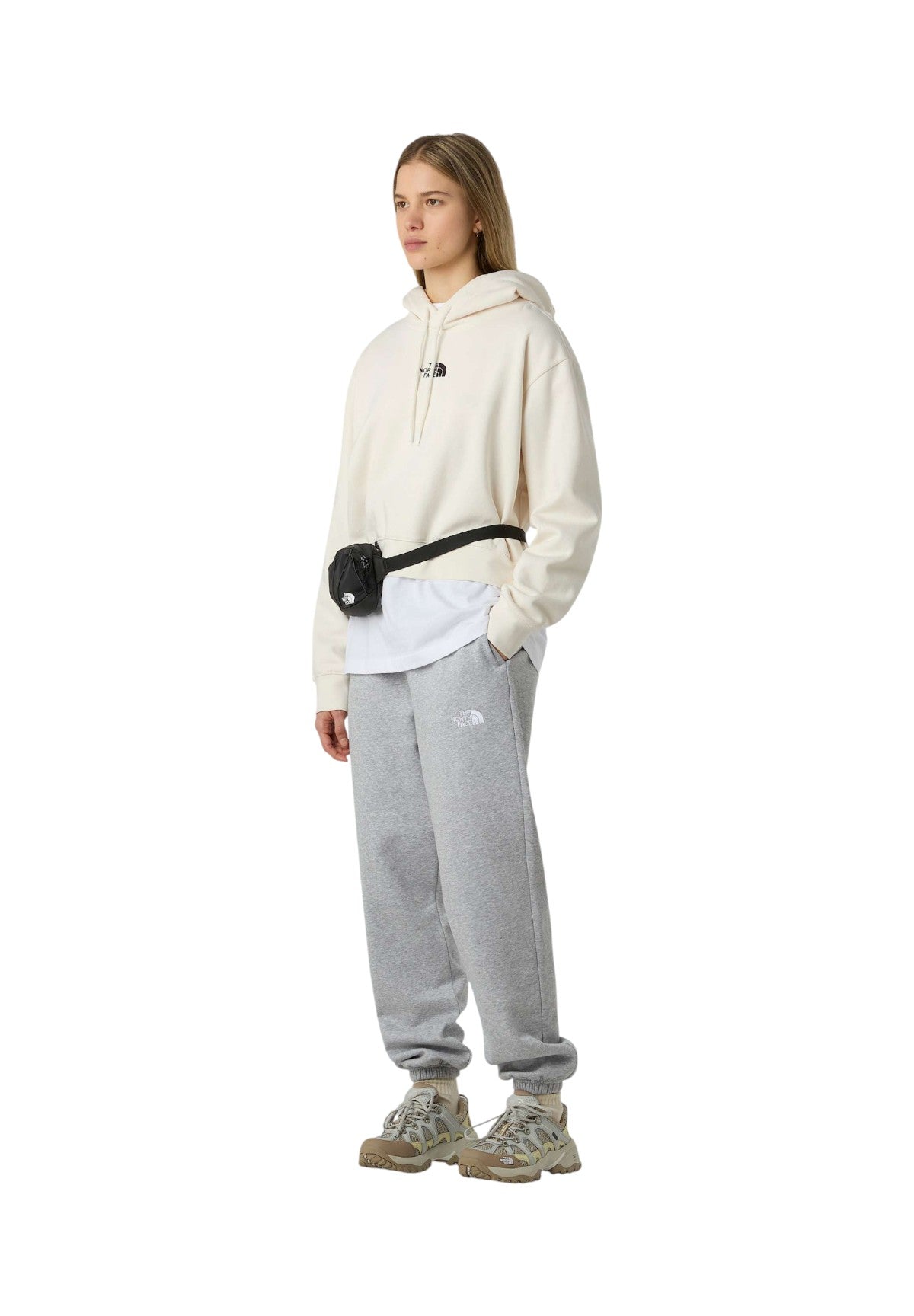 Felpa Pullover con Cappuccio NF0A89EX White