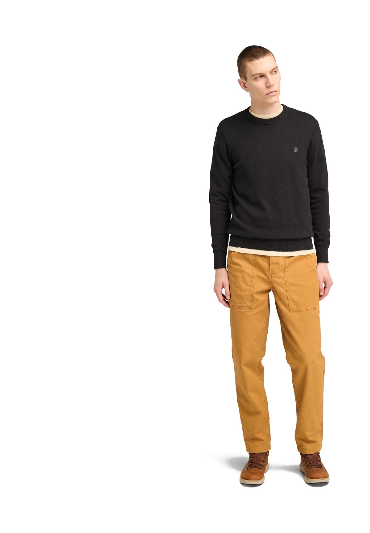 Maglione Girocollo Williams River TB0A2BMM Black, Pavement