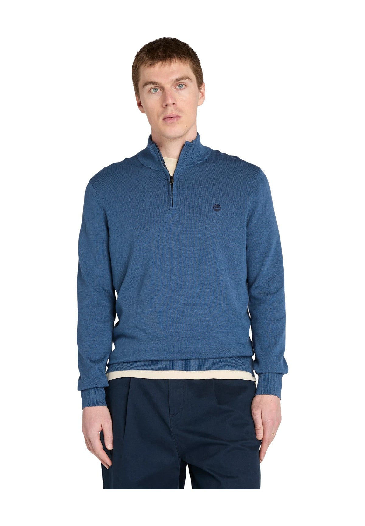 Maglione Collo Alto Williams River Cotton TB0A2BMX Dark denim