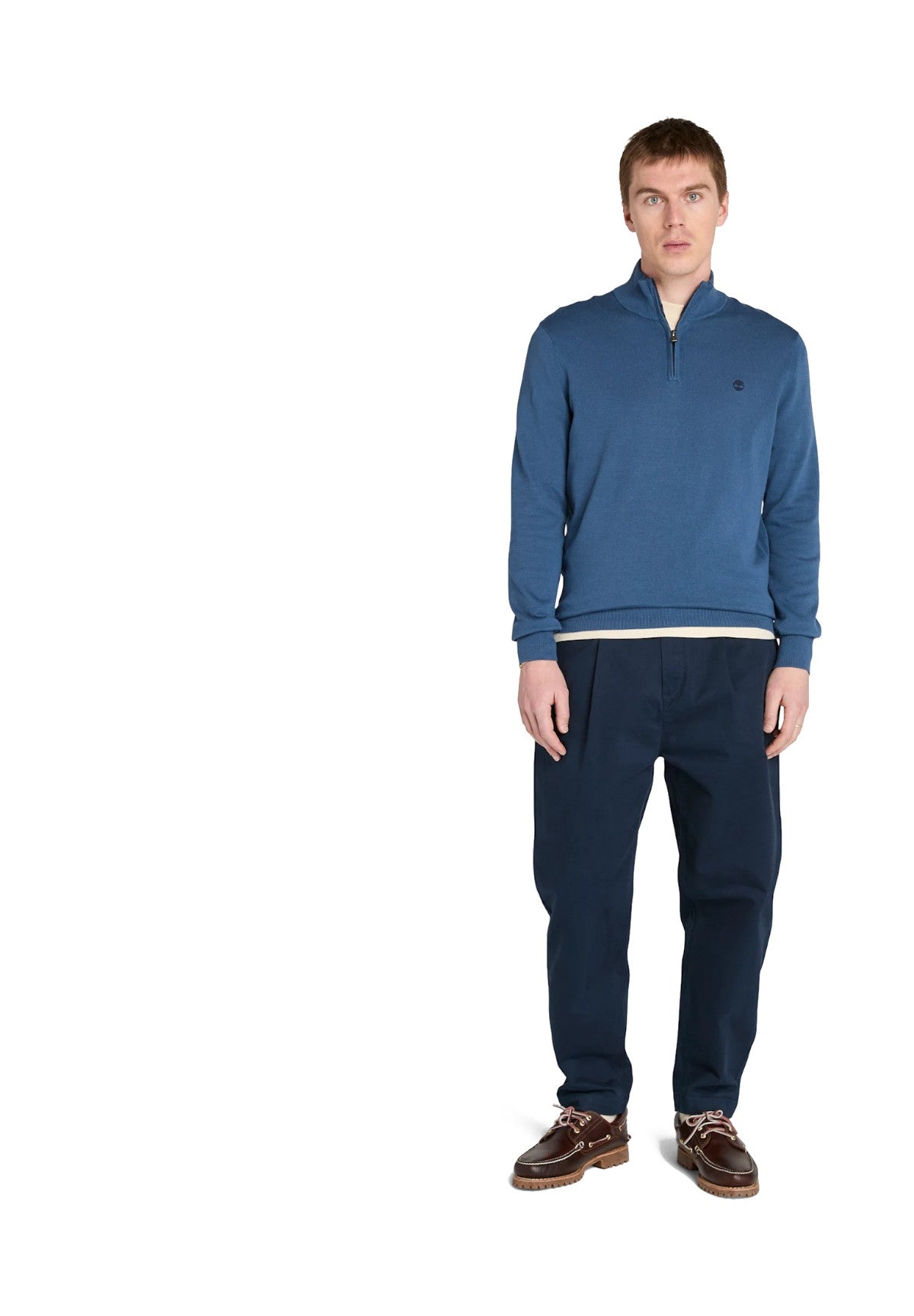 Maglione Collo Alto Williams River Cotton TB0A2BMX Dark denim