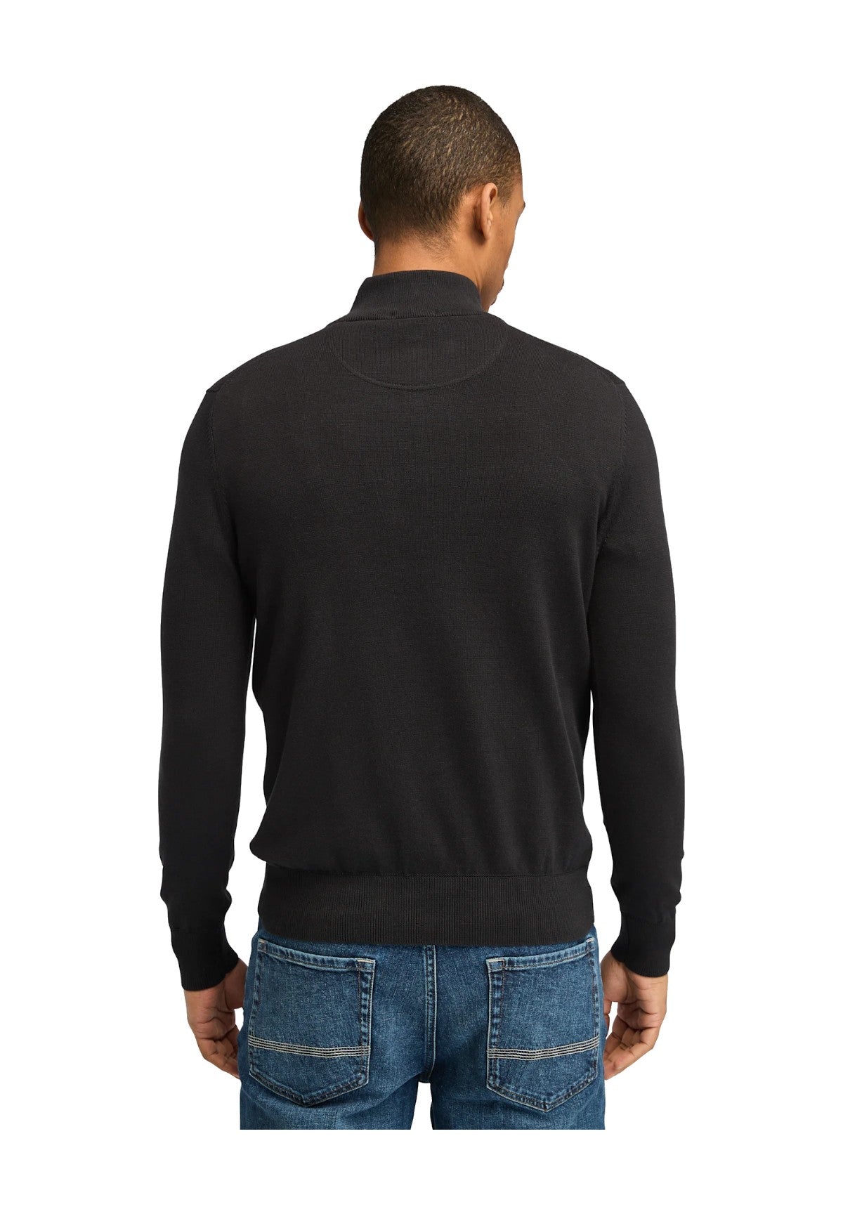 Maglione Collo Alto Williams River Cotton TB0A2BMX Black, Pavement
