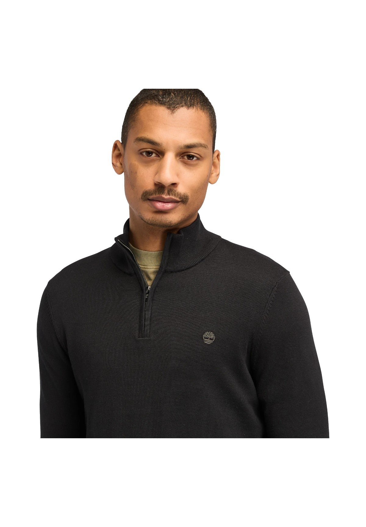Maglione Collo Alto Williams River Cotton TB0A2BMX Black, Pavement
