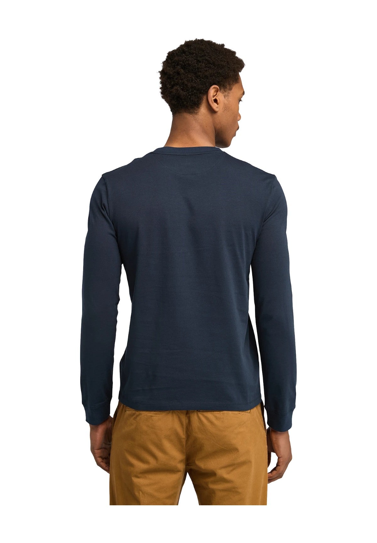 T-shirt a Maniche Lunghe Dunstan River TB0A2BQ3 Dark Sapphire, Dark Denim