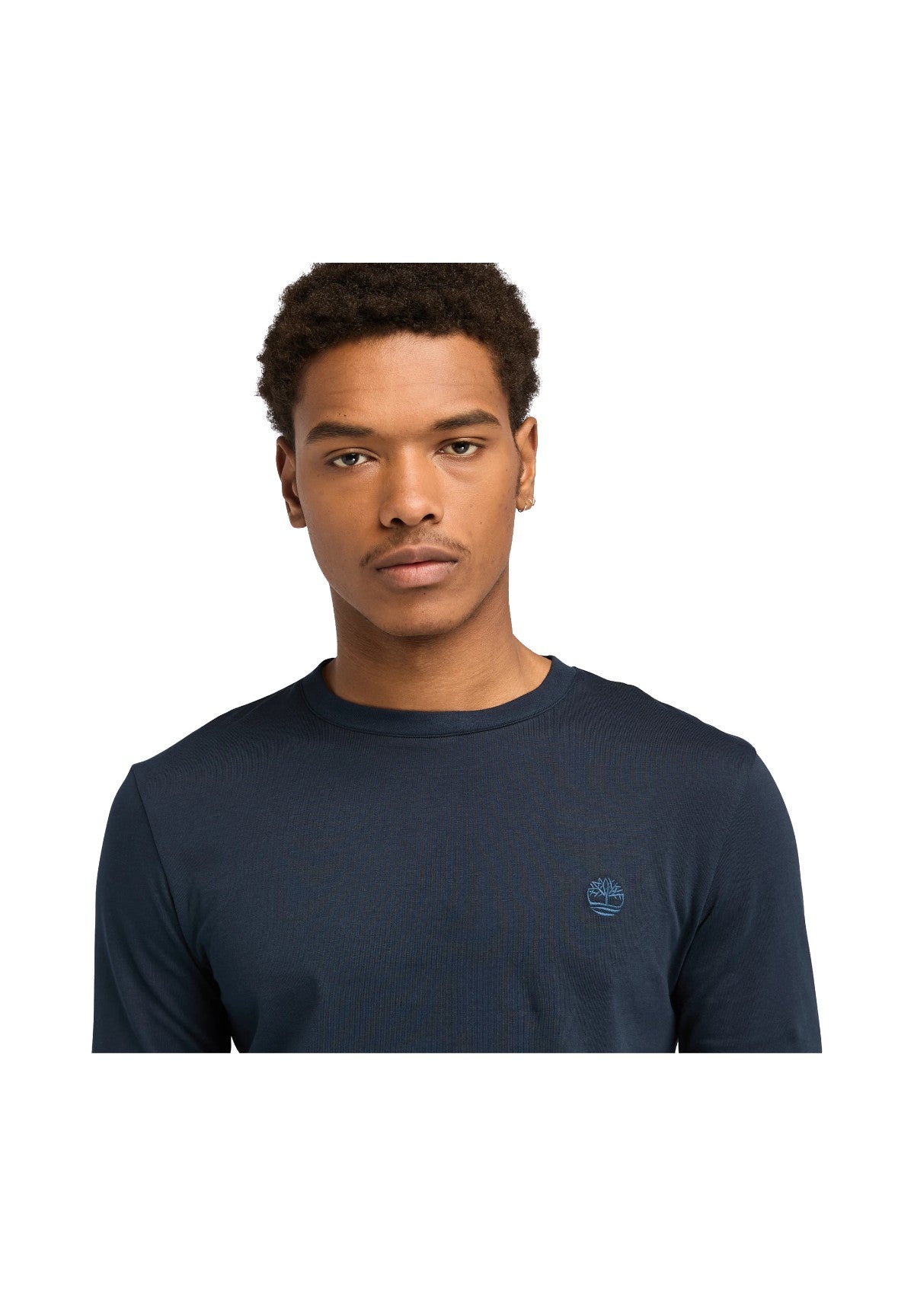 T-shirt a Maniche Lunghe Dunstan River TB0A2BQ3 Dark Sapphire, Dark Denim