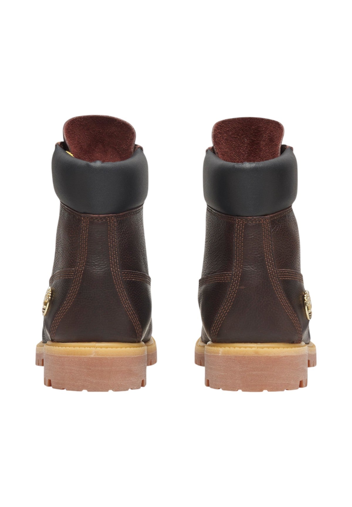 Scarponcini Timberland Premium 6 Inch Lace Up TB0A2P6W Dk Brown Full Grain W Blk