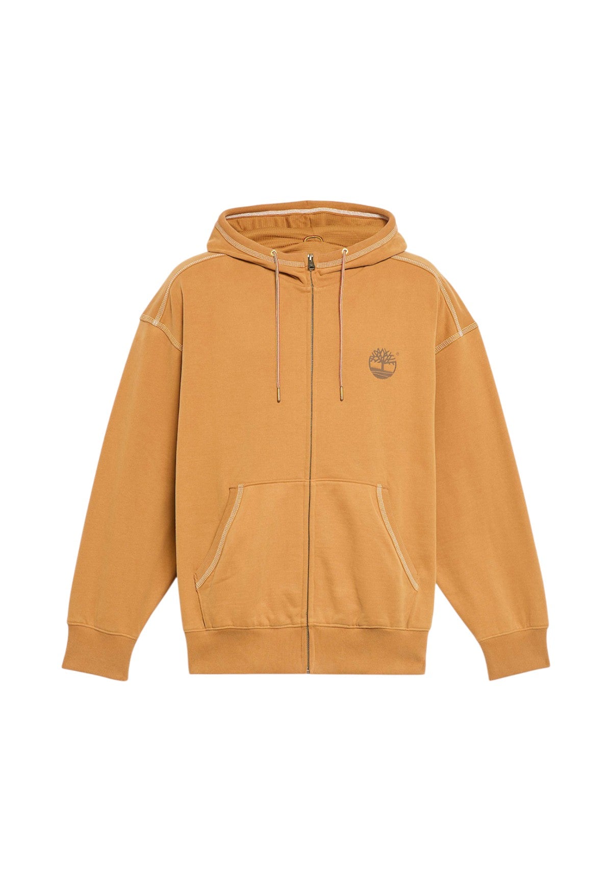 Felpa Full-Zip con Cappuccio #10061 TB0A5MEX Wheat Boot