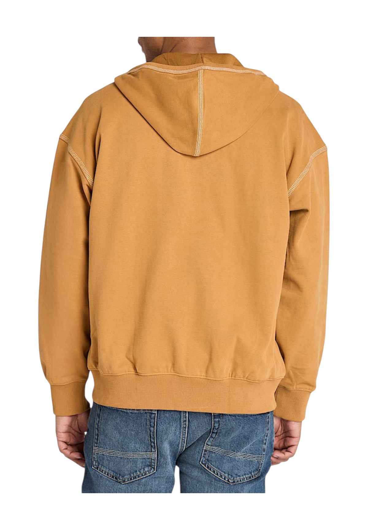 Felpa Full-Zip con Cappuccio #10061 TB0A5MEX Wheat Boot