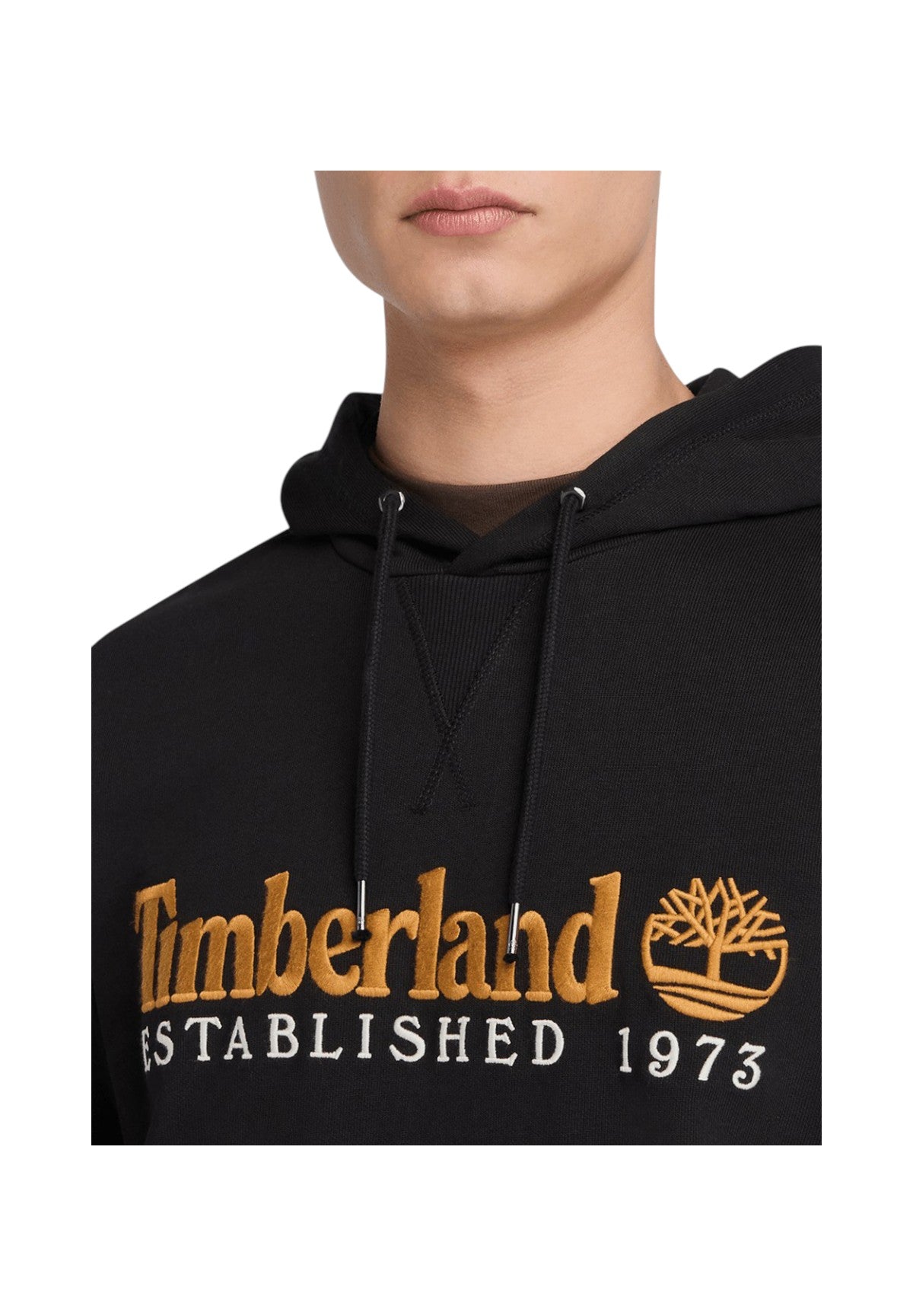 Felpa Pullover con Cappuccio Established 1973 TB0A5MX8 Black