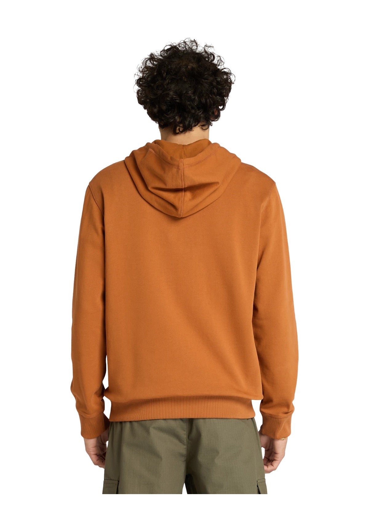 Felpa Pullover con Cappuccio Established 1973 Embroidered Logo TB0A5MX8 Leather Brown