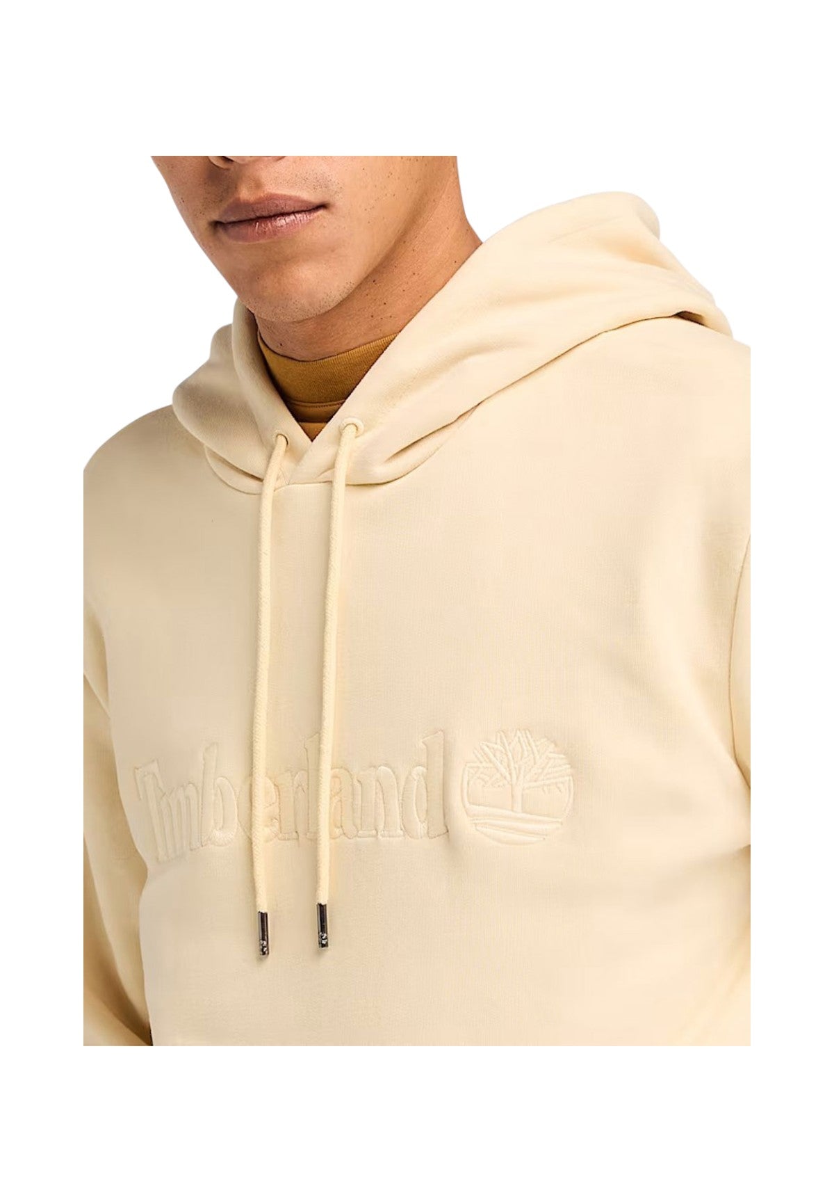Felpa Pullover con Cappuccio Hampthon TB0A6VFJ Angora