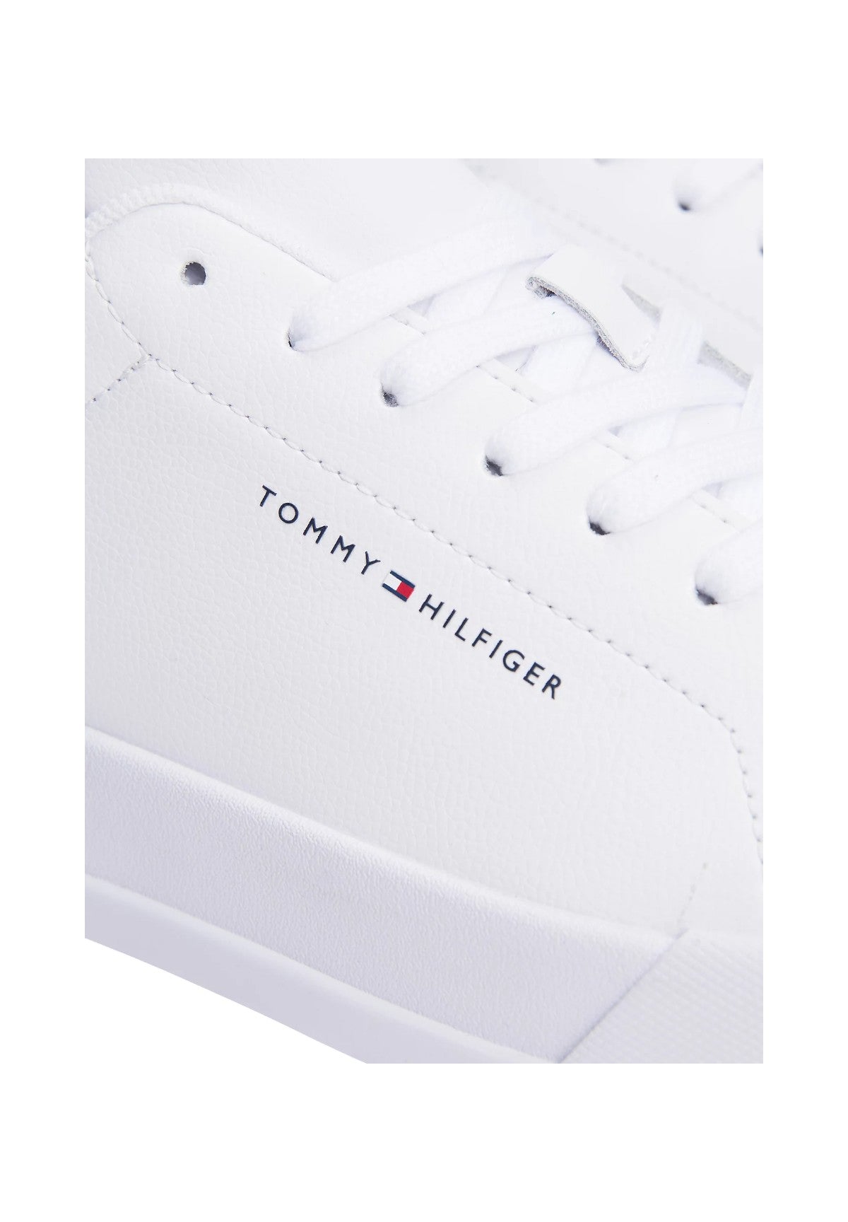 Sneakers Th Court Lth Detail FM0FM05367 White, Desert Sky