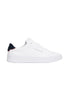 Tommy Hilfiger Sneakers Th Court Lth Detail FM0FM05367 White, Desert Sky