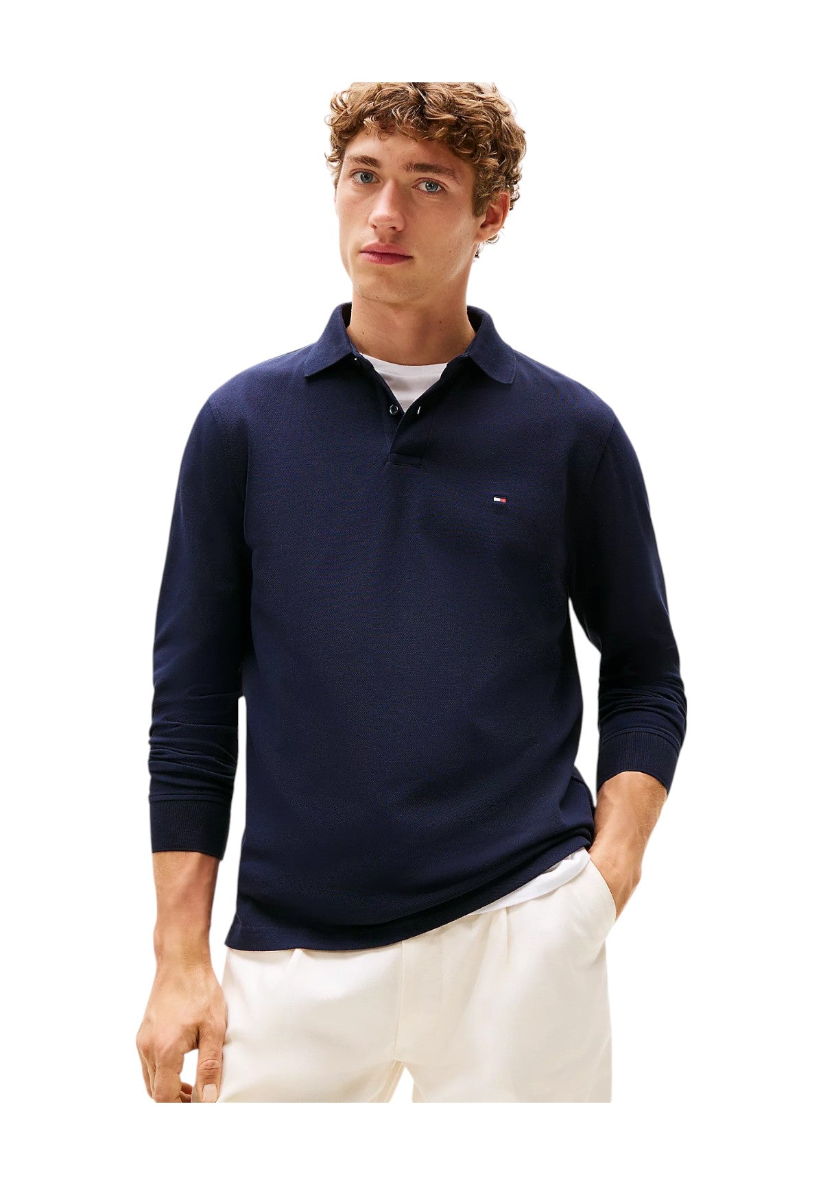 Polo Jersey 1985 Regular Ls Polo MW0MW20183 Desert Sky