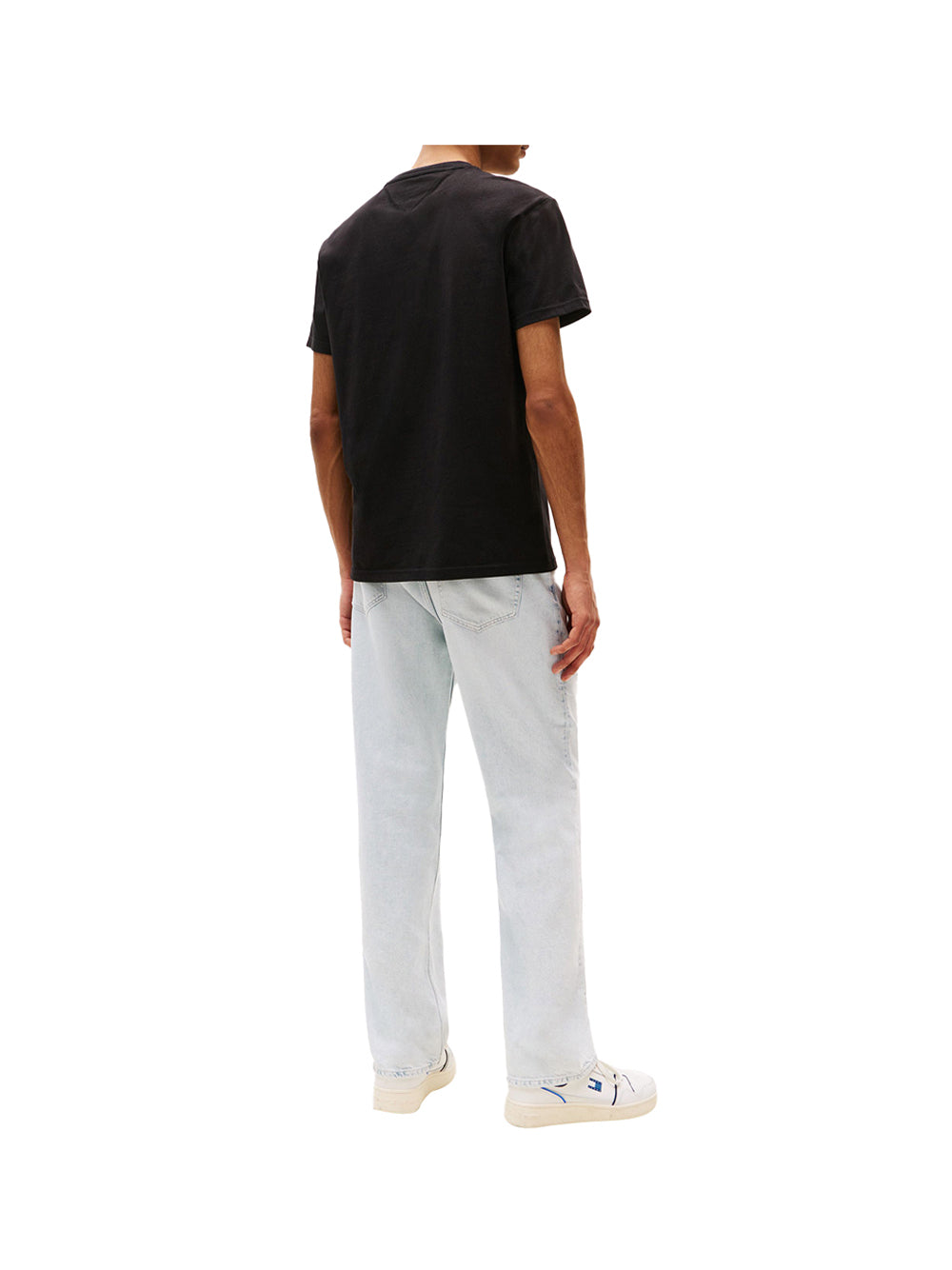 T-shirt a Maniche Corte Tjm Reg Flag Linear DM0DM21911 Black