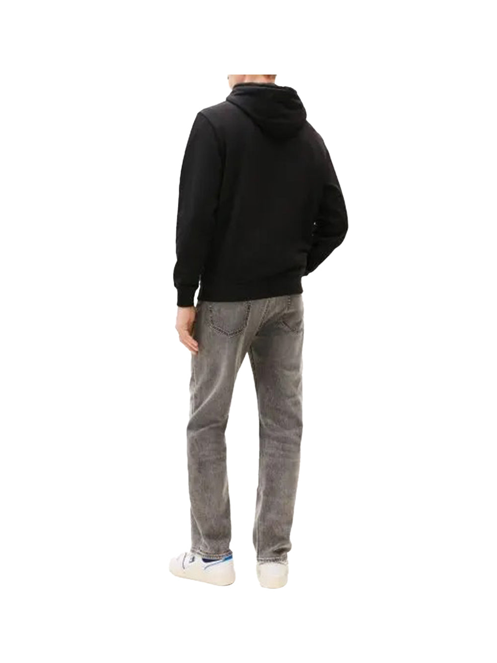 Felpa Pullover con Cappuccio Tjm Reg Rwb Dna Grap DM0DM22144 Black