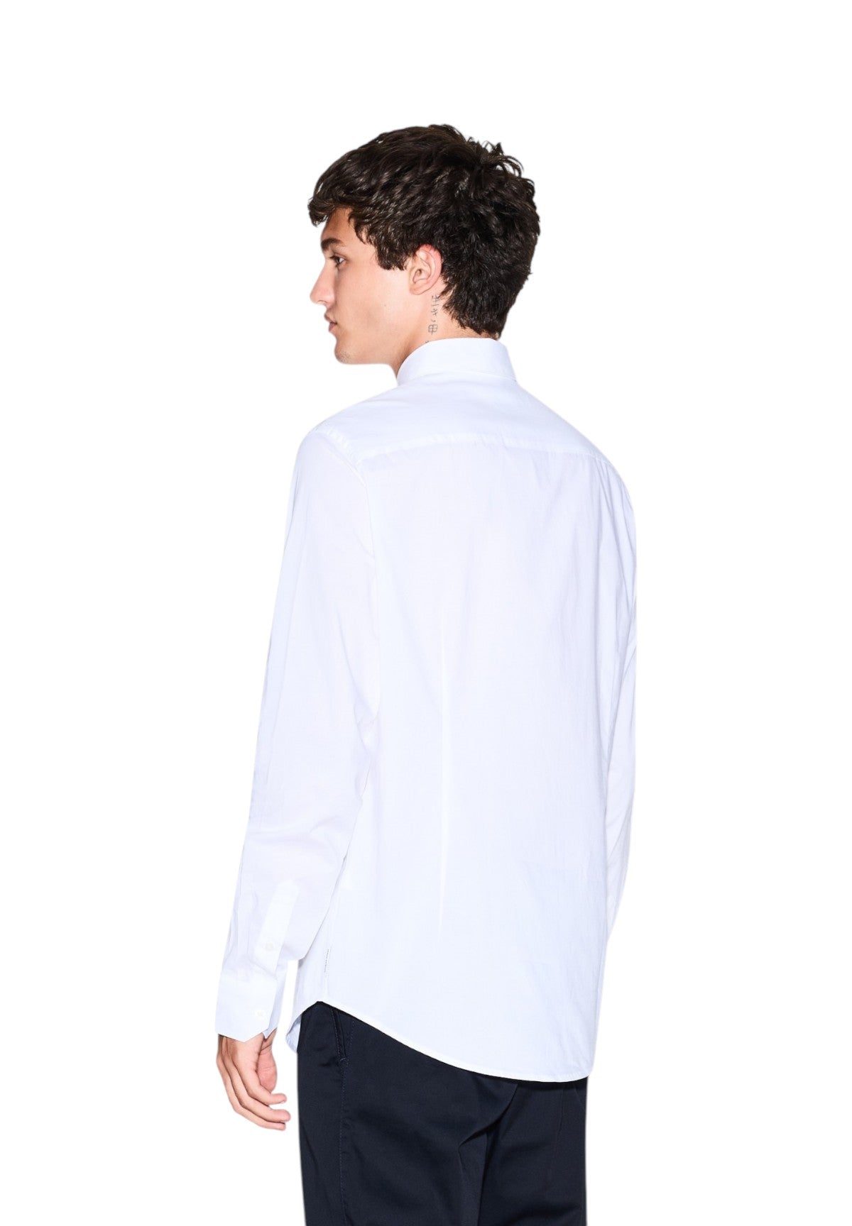 Camicia a Maniche Lunghe 8NZC31 White