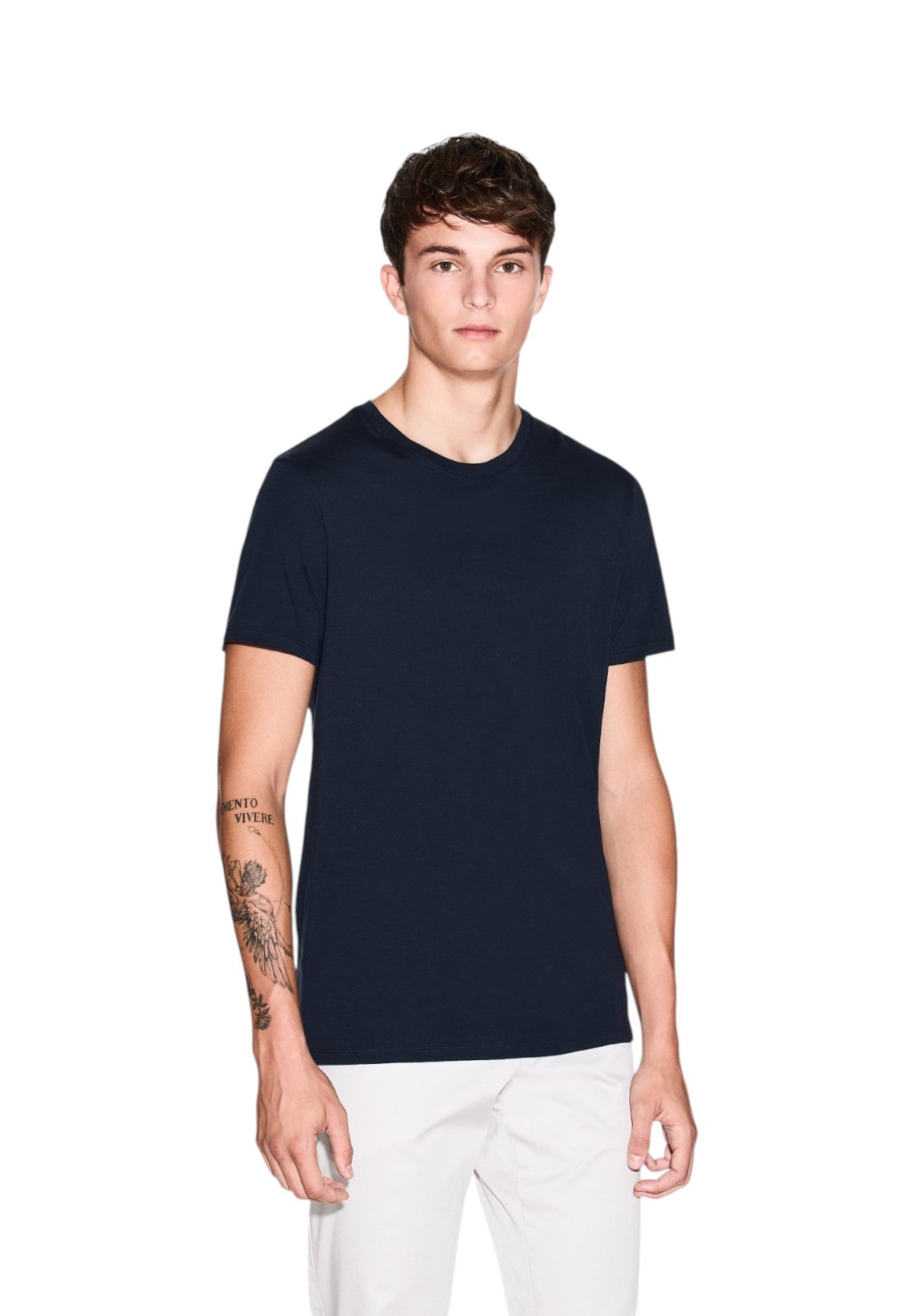 T-shirt a Maniche Corte 8NZT74 Navy