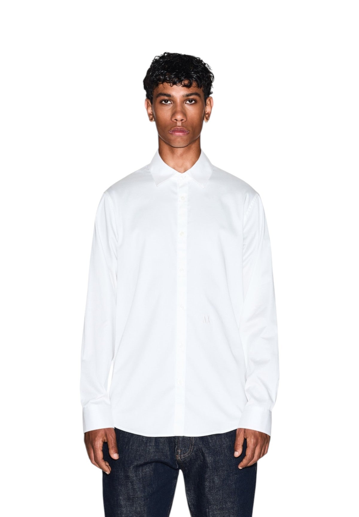 Camicia a Maniche Lunghe XM000339 Off White