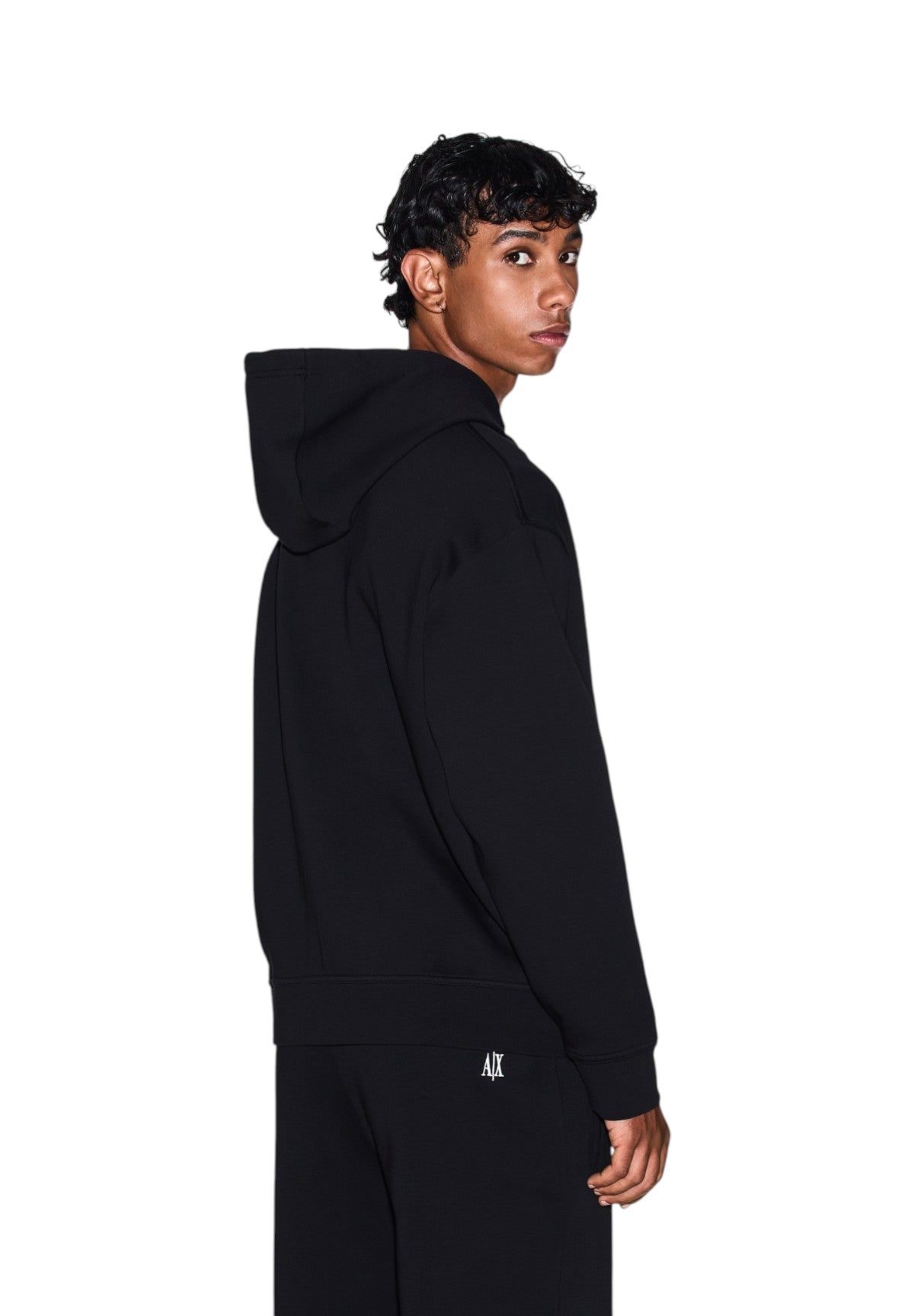 Felpa Full-Zip con Cappuccio XM000371 Black