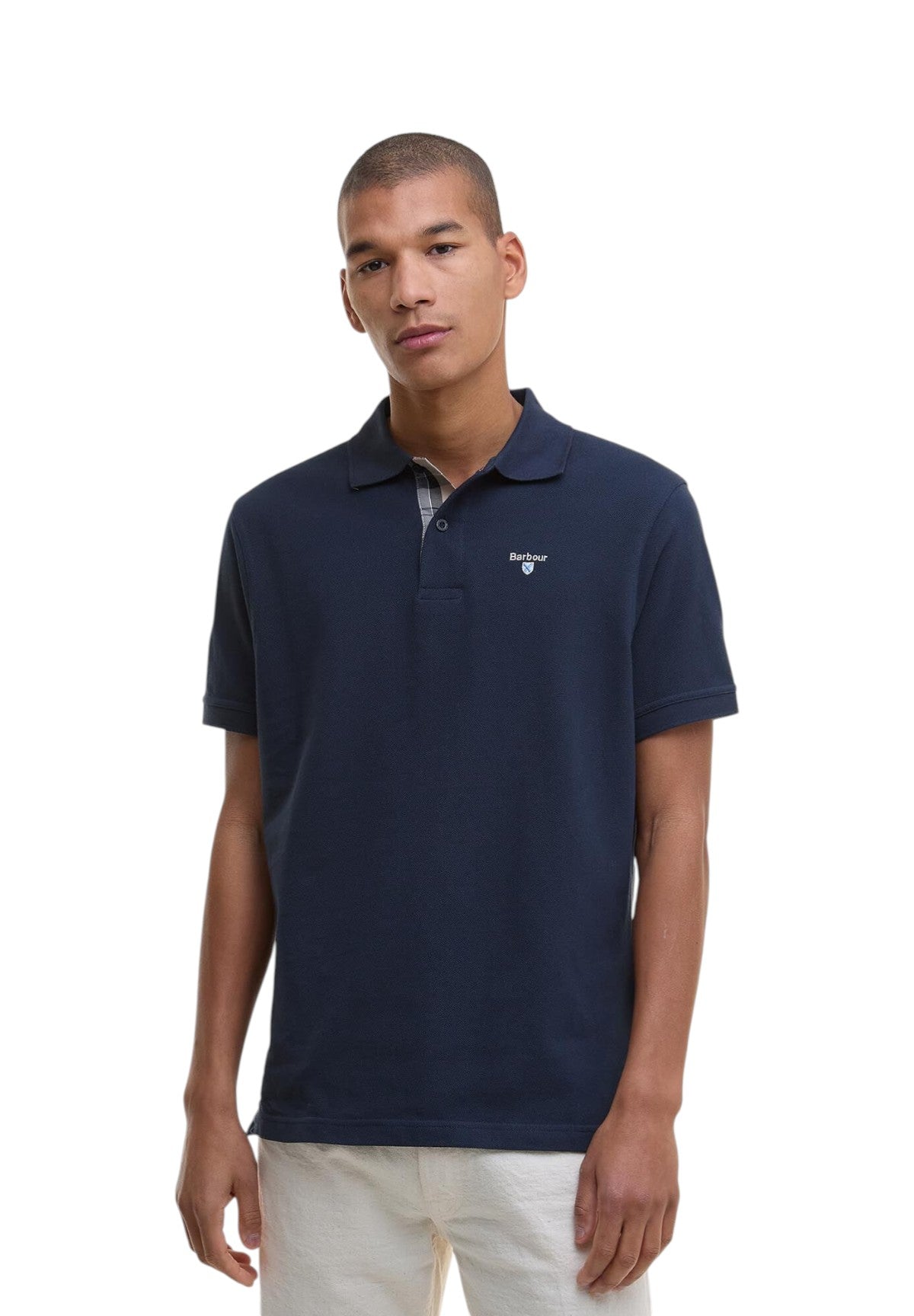 Polo Jersey Tartan Pique Polo MML0012 New navy
