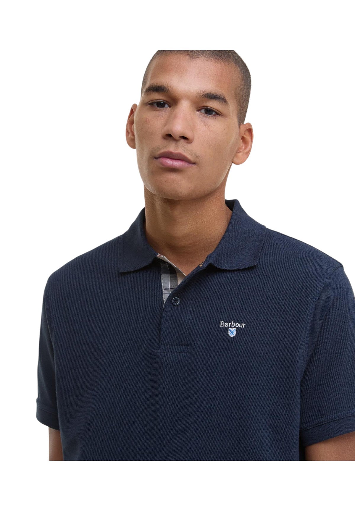Polo Jersey Tartan Pique Polo MML0012 New navy