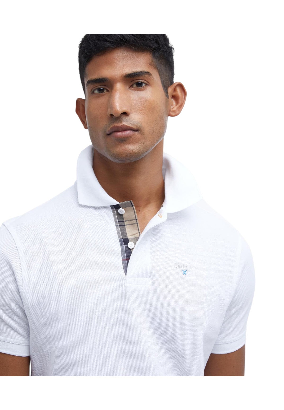 Polo Jersey Tartan Pique Polo MML0012 White, Dress