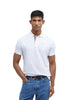 Barbour Polo Jersey Tartan Pique Polo MML0012 White, Dress