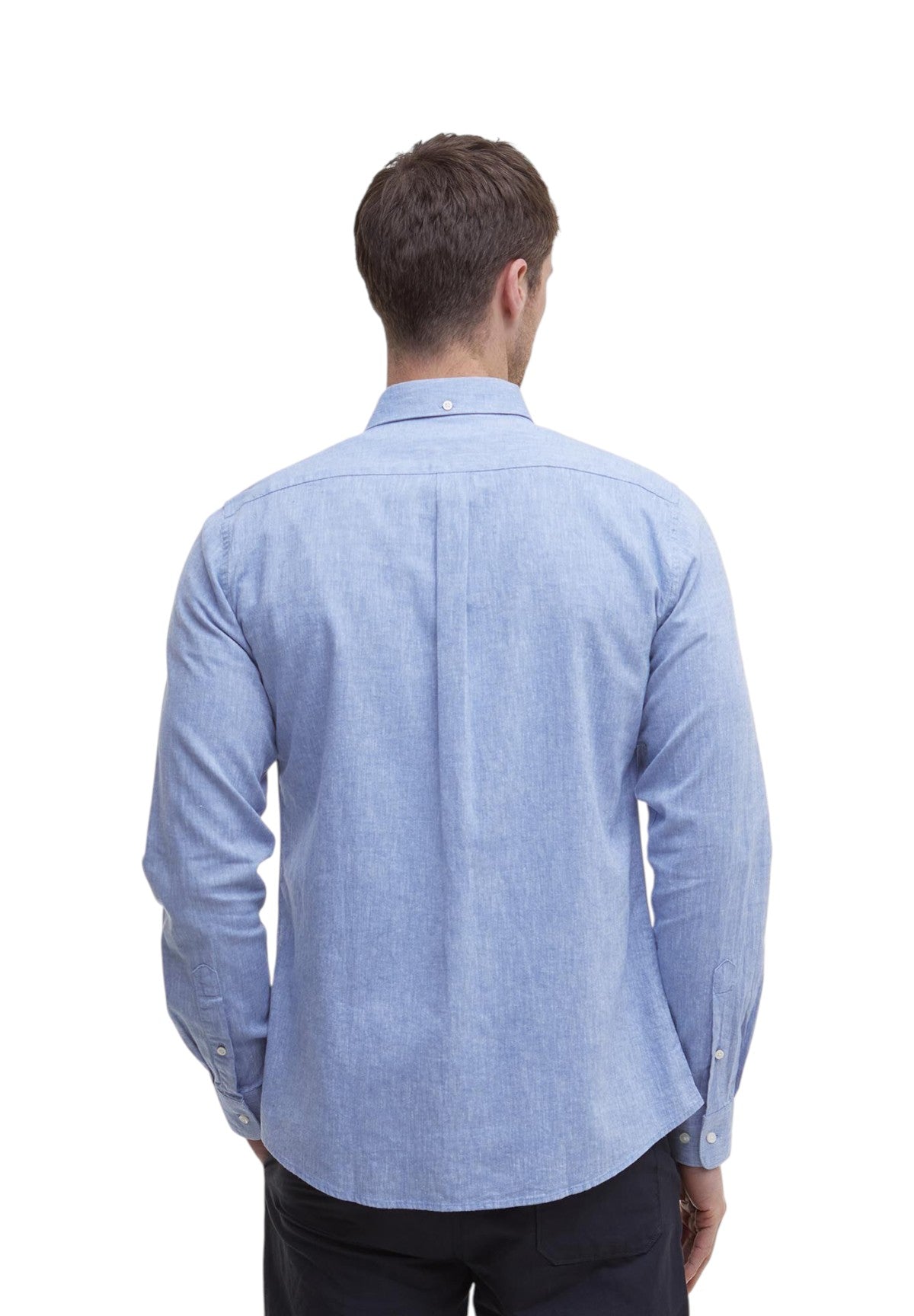 Camicia a Maniche Lunghe Nelson Tailored Shirt MSH5090 Blue
