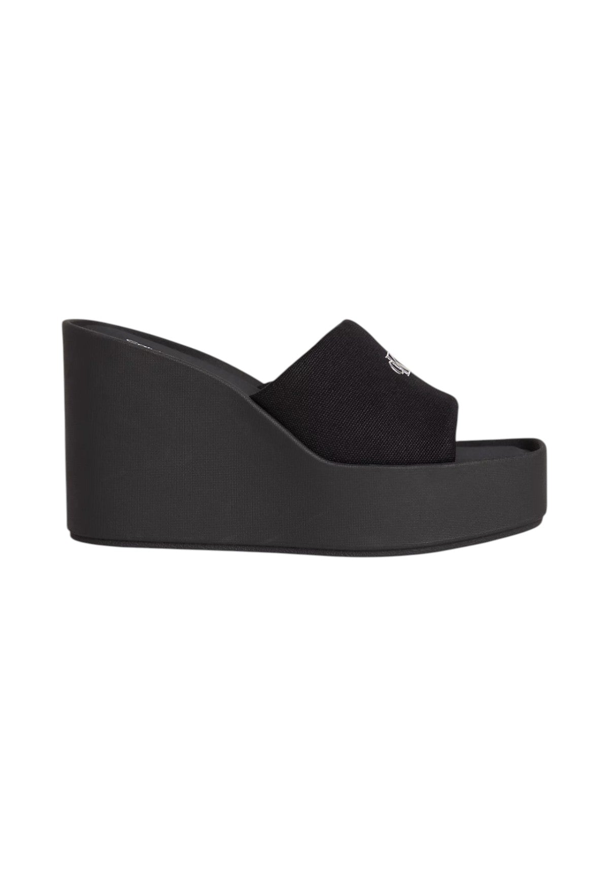 Sandali Wedge 70 Sndl Canv HW0HW03134 Triple Black