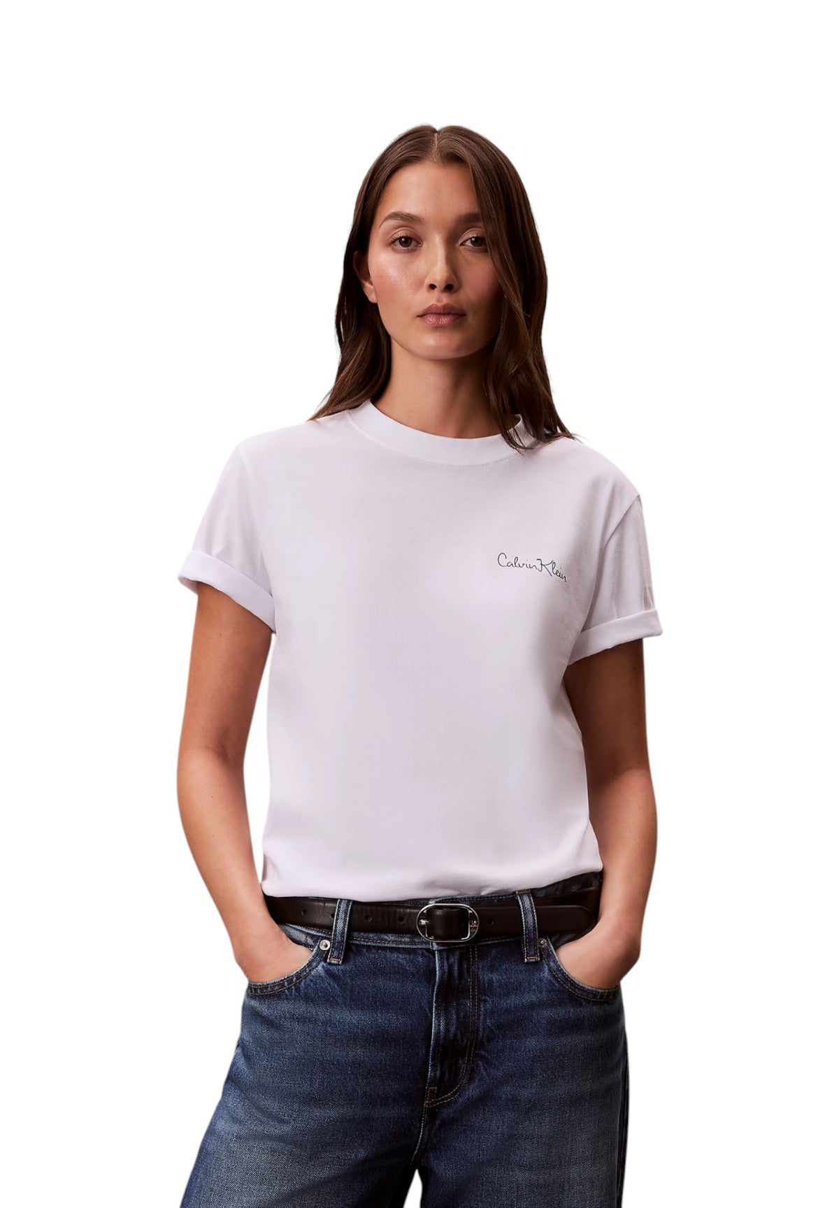 T-shirt a Maniche Corte Ss Classic Graphic T LV047E809G Brilliant White