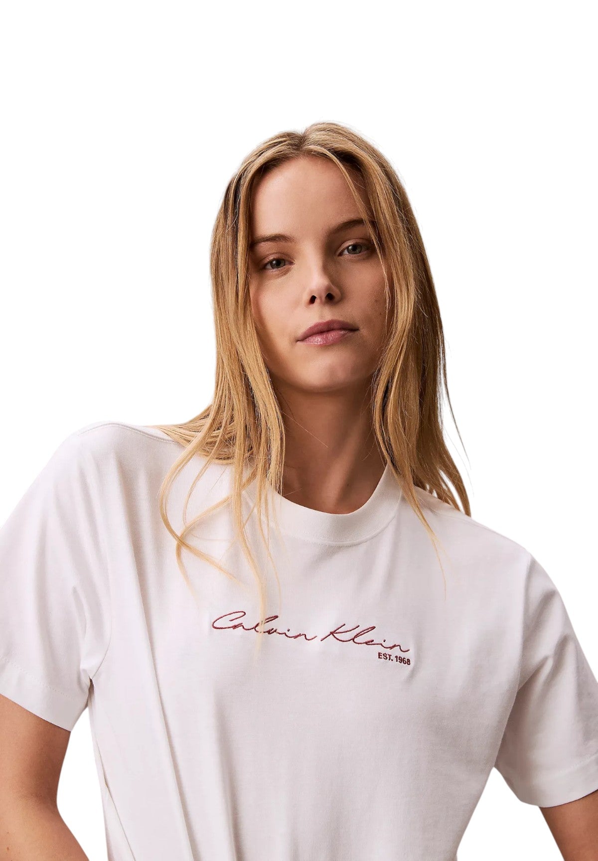 T-shirt a Maniche Corte Ss Graphic Boxy Tee LV047F820G Bright White