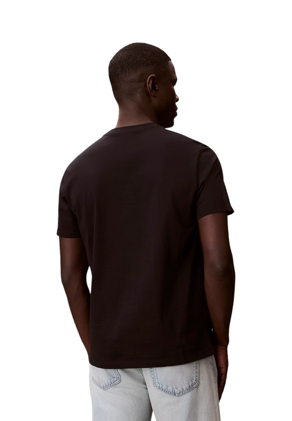 T-shirt a Maniche Corte Ss 30S Micro Monolog LV04RB866G Black