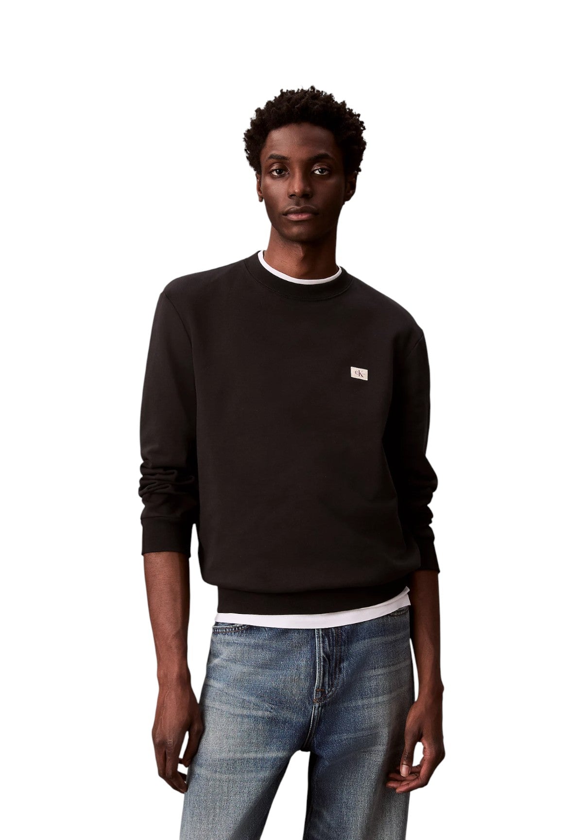 Felpa Girocollo Ls 350Terry Eu Whsl LV04RC273G Black