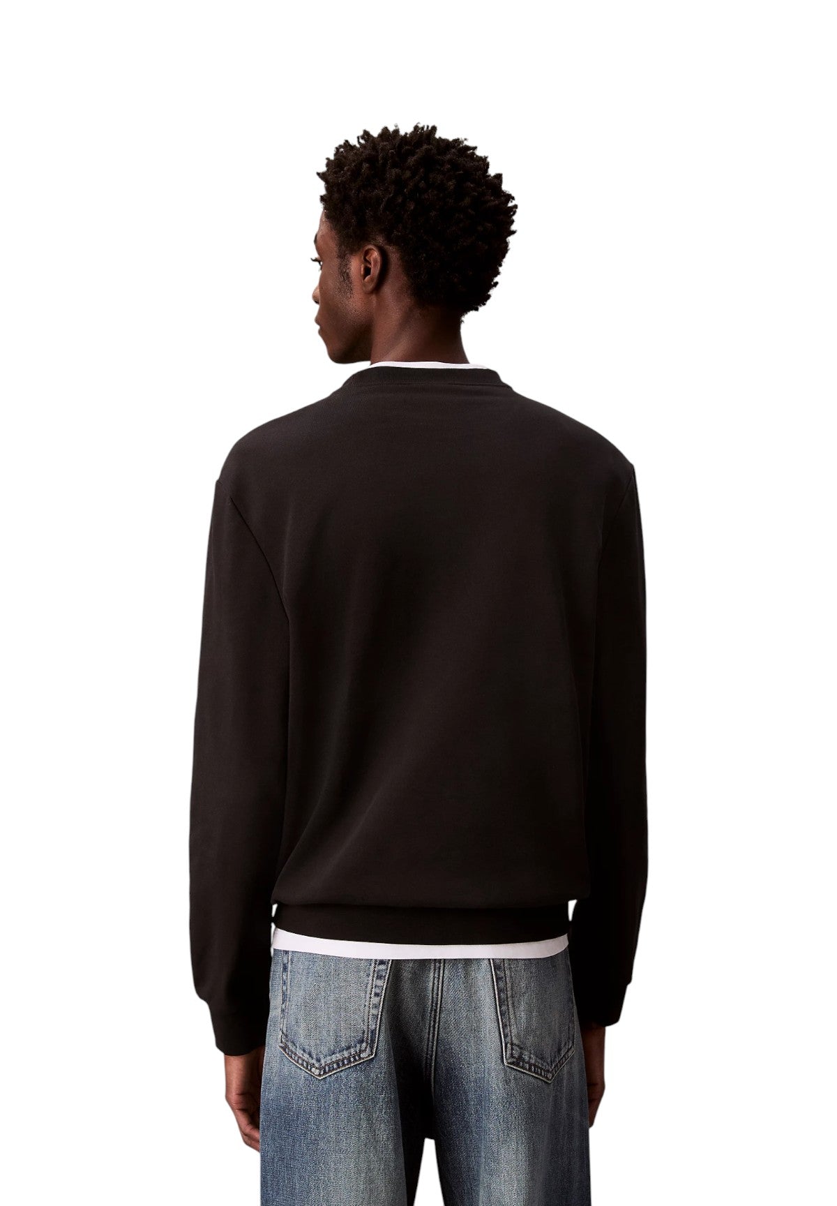 Felpa Girocollo Ls 350Terry Eu Whsl LV04RC273G Black