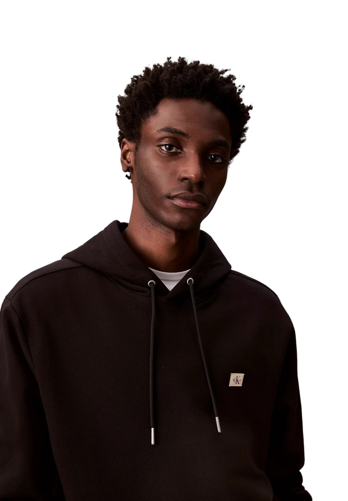 Felpa Pullover con Cappuccio LV04RC274G Black