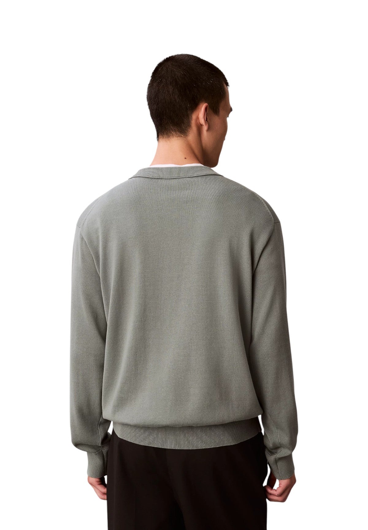 Maglione* Eu Ls Cotton Relaxed LV04RC309G Autumn Green