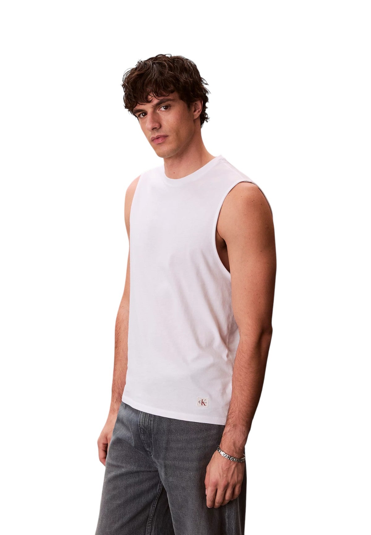 Canotta 30S Jersey Badge Mus LV04RF273G Bright White