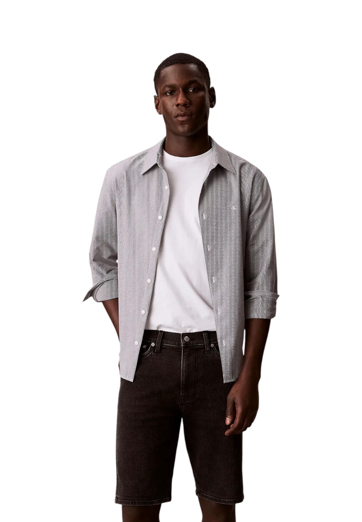 Bermuda di Jeans Slim Ck Essential Bl LV04RF921G Ck Essential Black