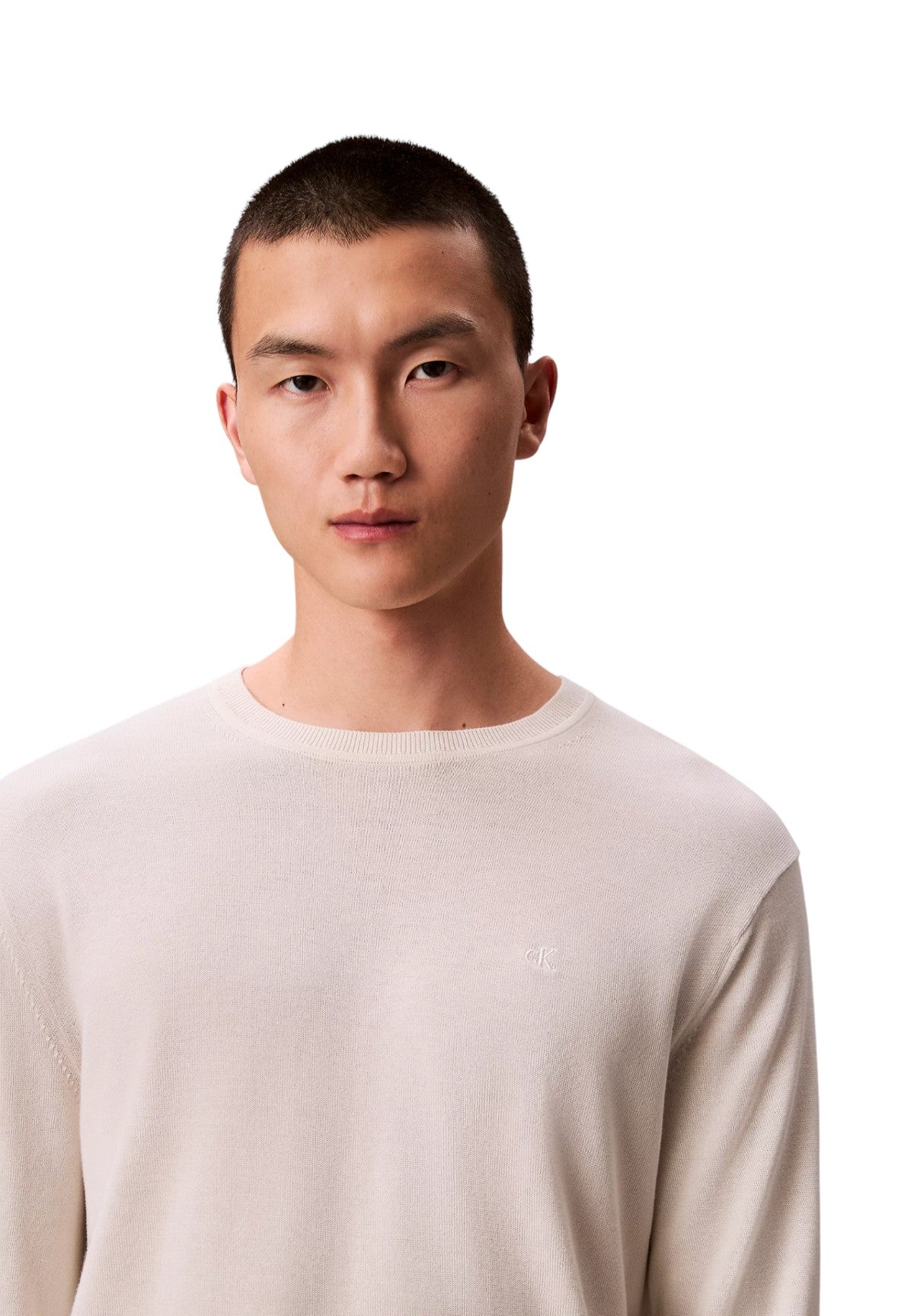 Maglione* Ls Supima Cotton Cre LV040BM343 Tofu